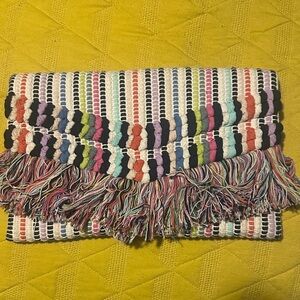 Stella & Dot Colorful Fringe Clutch